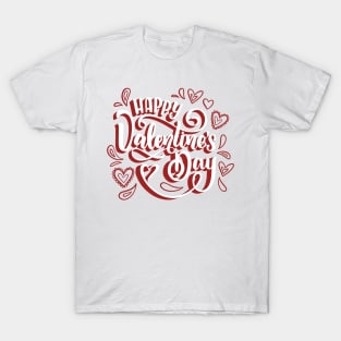 Happy Valentine's day love cute romance couple gift T-Shirt